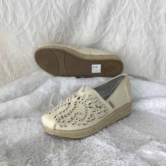 Skechers Shoes | Nwb Bobs From Skechers Flexpadrille Wedge 8 | Poshmark